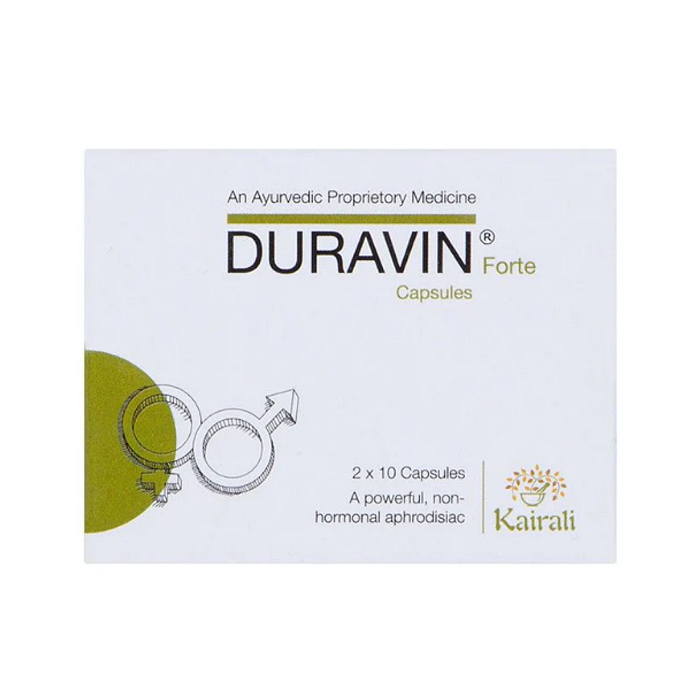 Kairali Duravin Forte Capsule Ayurvedic 20 capsules box