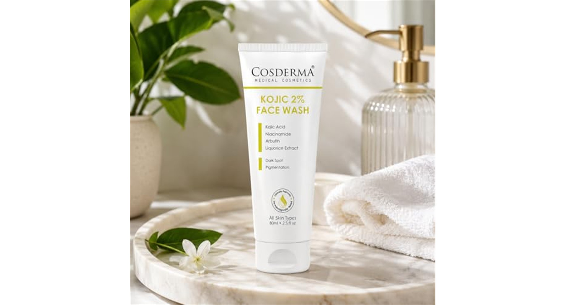 Cosderma 2% Kojic Acid Face Wash - Image 2