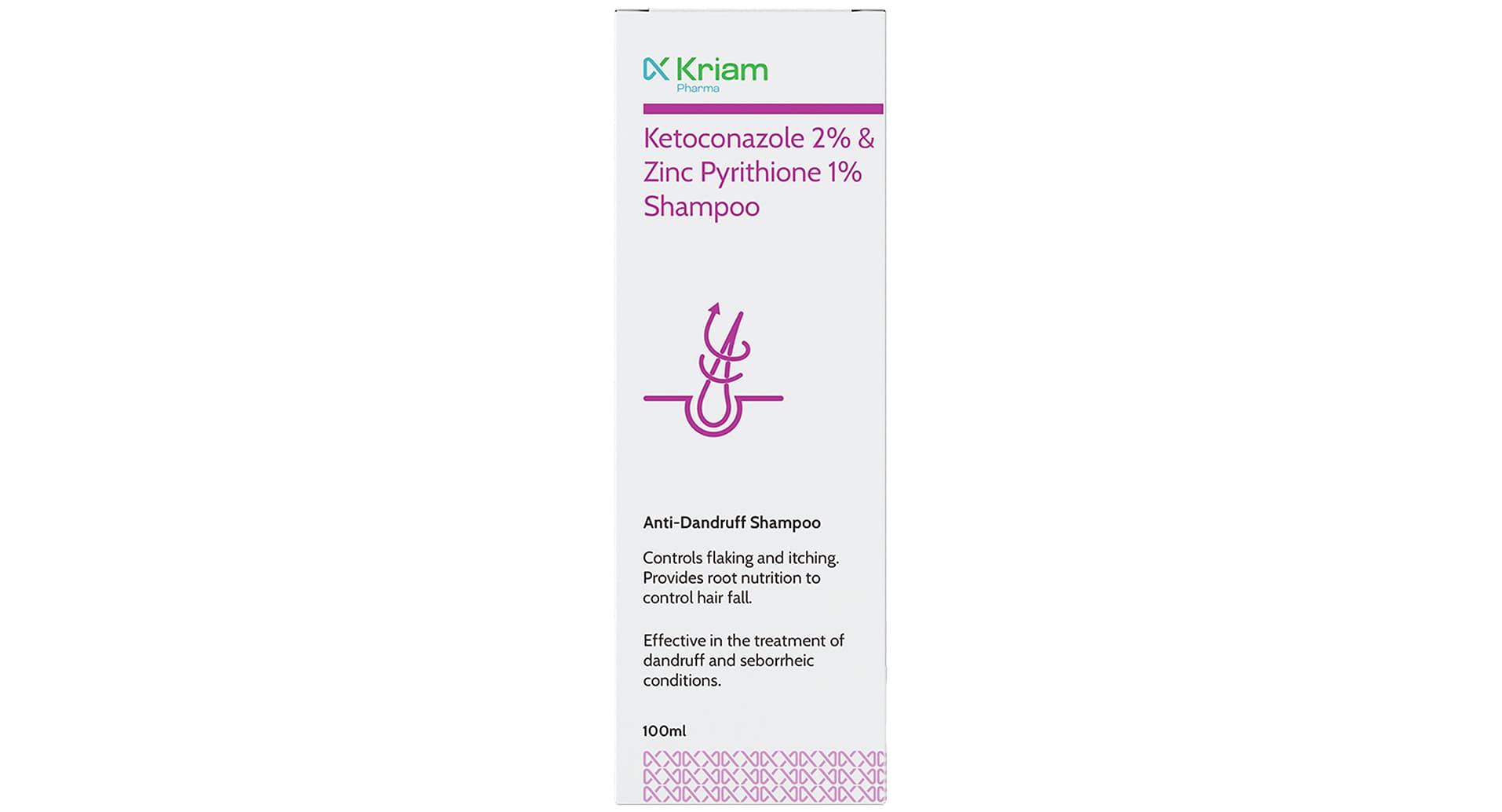 Kriam Pharma Ketoconazole & Zinc Pyrithione Shampoo