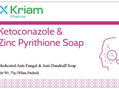 Kriam Pharma Ketoconazole & Zinc Pyrithione Soap