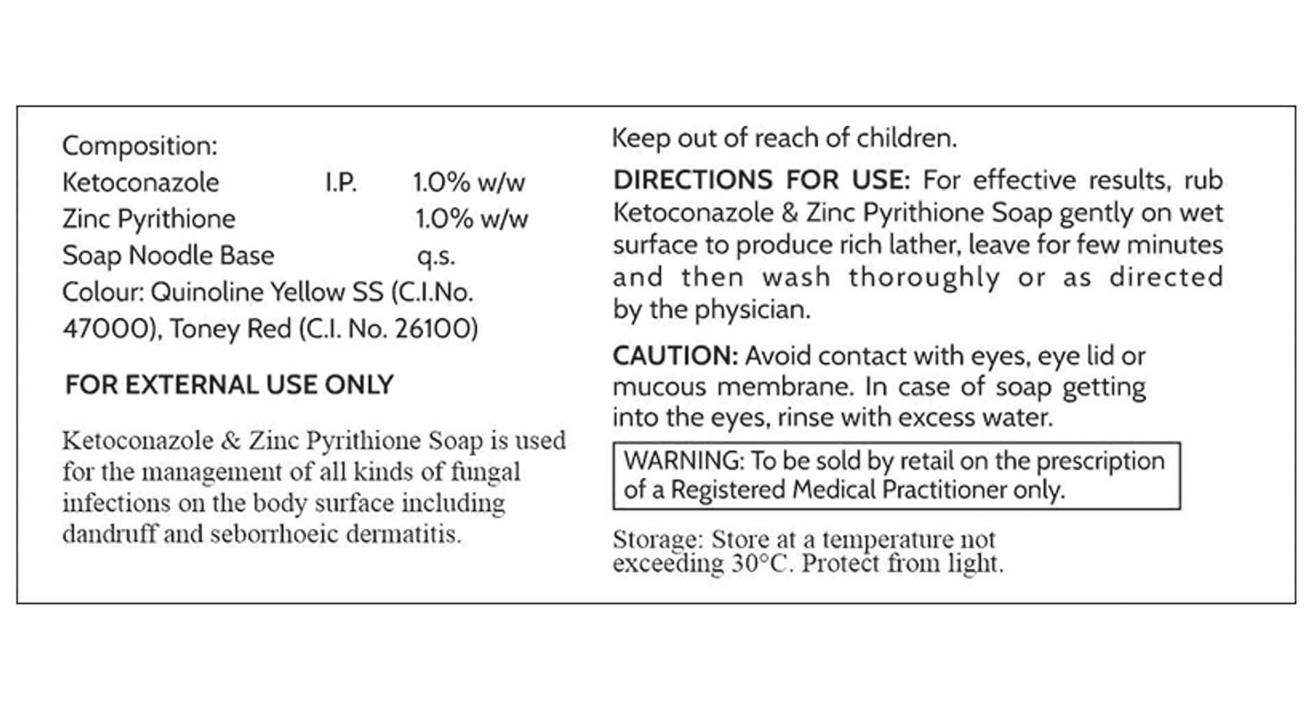 Kriam Pharma Ketoconazole & Zinc Pyrithione Soap - Image 2