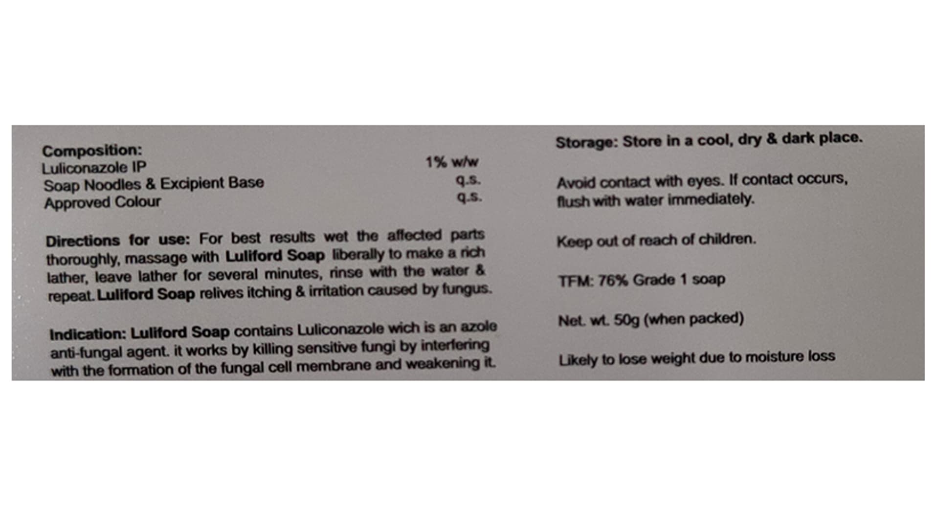 Luliford Medicated Soap - Image 2