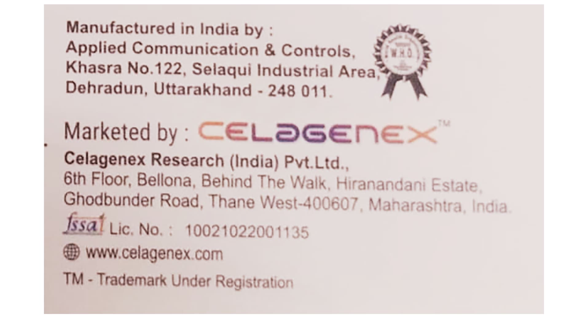 Magladense Tablet manufacturer and marketer information