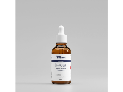 Man Matters Growmax+ Hair Topical Solution 50ml - Minoxidil 10% & Finasteride 0.1%