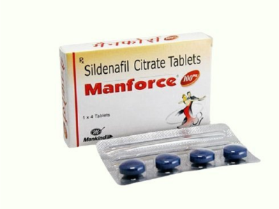 Manforce 100mg Sildenafil tablet by Mankind