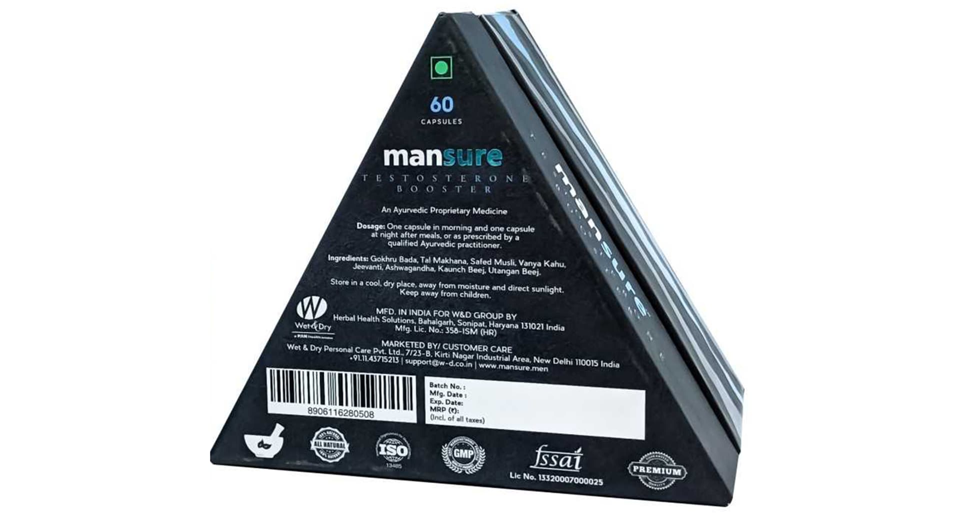Mansure Testosterone Booster Capsule - Image 3