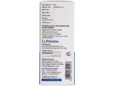 Melano TX Ultra HQ 2% Face Serum box back with composition