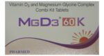 MgD3 60K Tablet box front