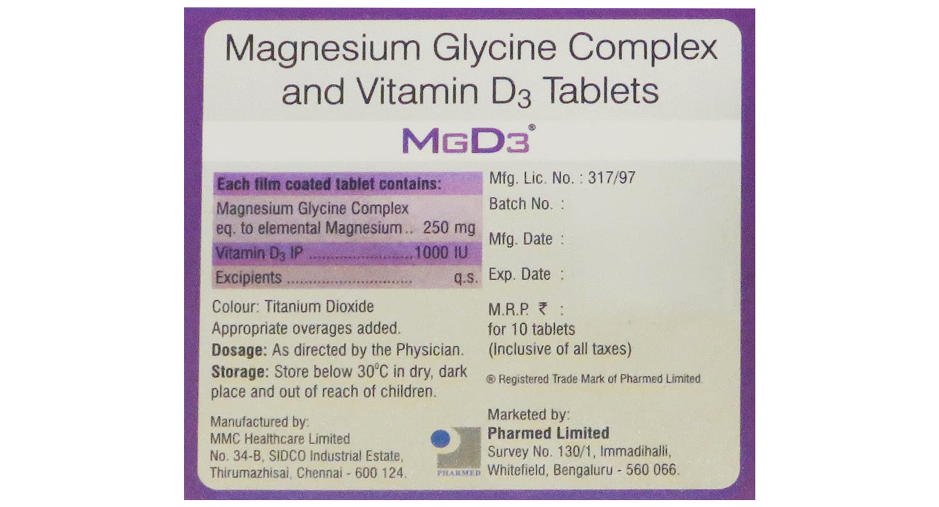 MgD3 Tablet - Image 2