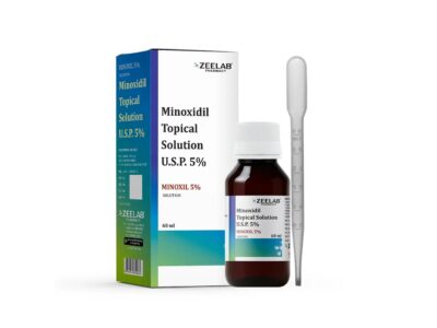 Minoxil 5% Topical Solution 60ml bottle and box