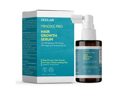 Zeelab Minoxil Pro Hair Growth Serum 30ml bottle and box