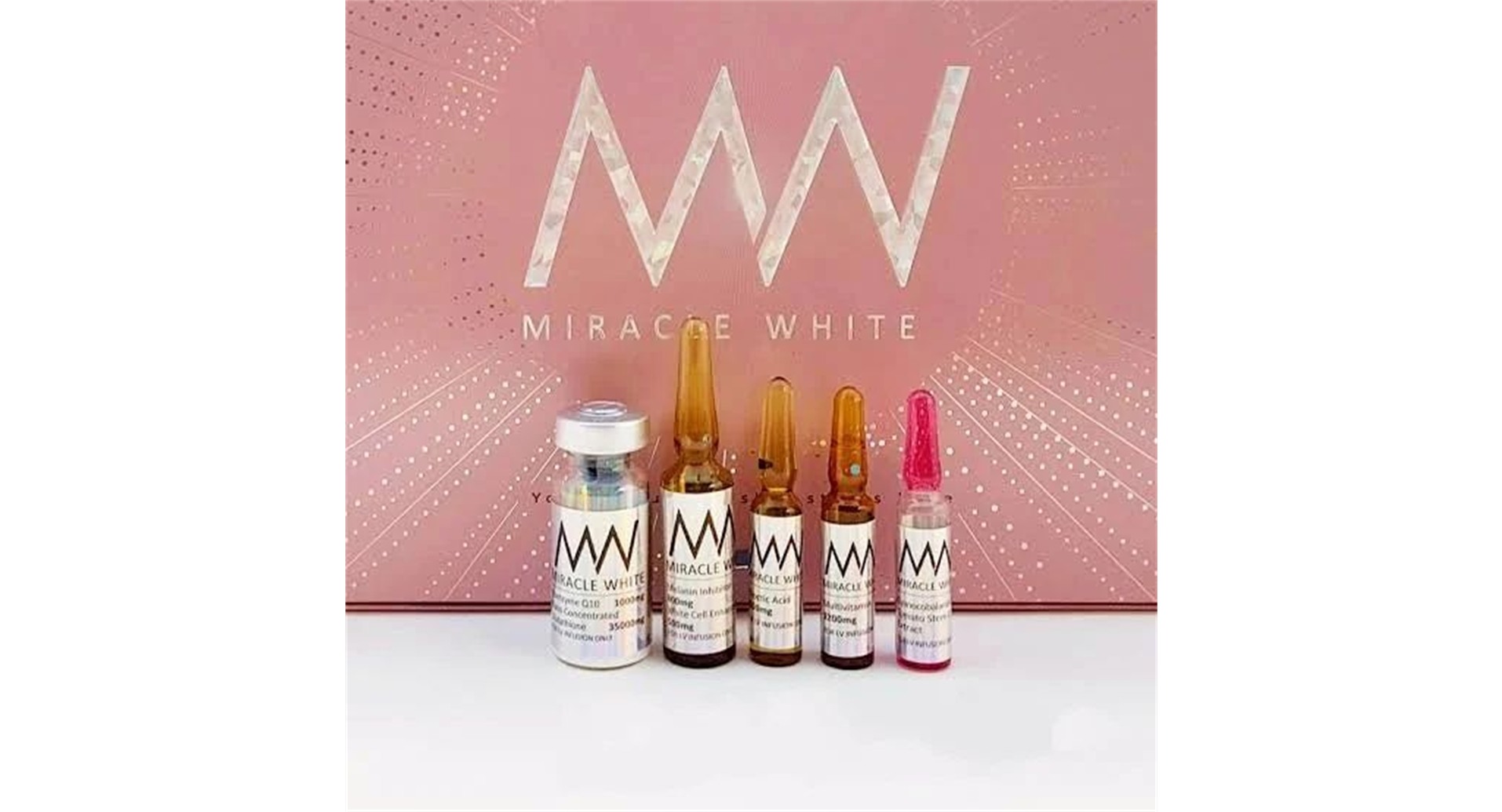 Miracle White 35000mg Glutathione Injection - Image 2