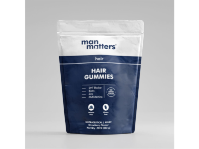 Man Matters Hair Gummies Strawberry Flavour