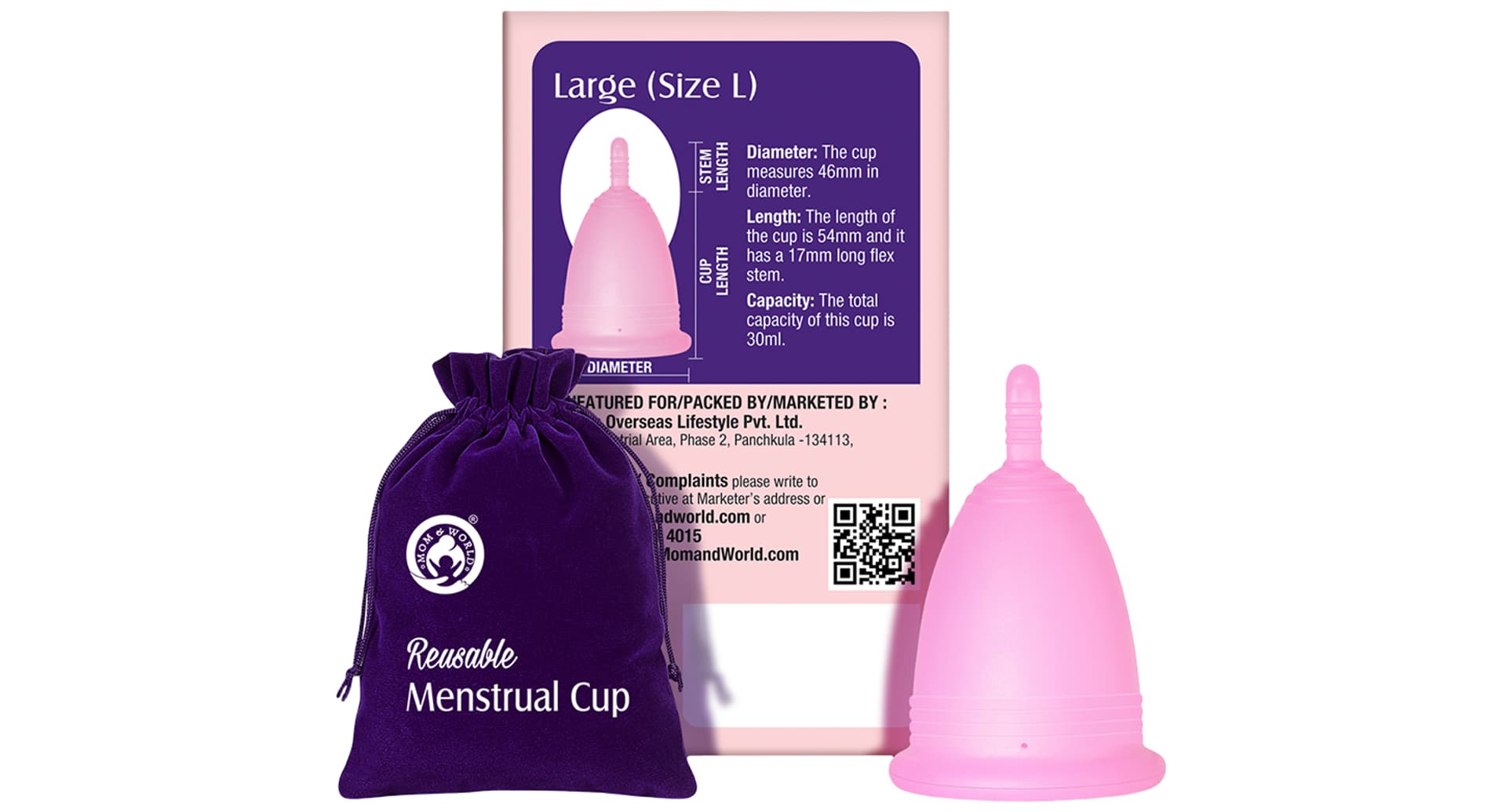 Mom & World Reusable Menstrual Cup - Image 2