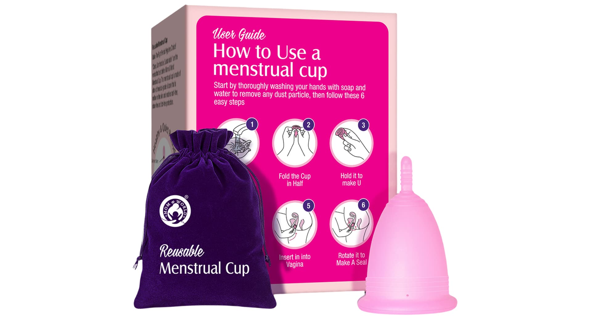 Mom & World Reusable Menstrual Cup - Image 4