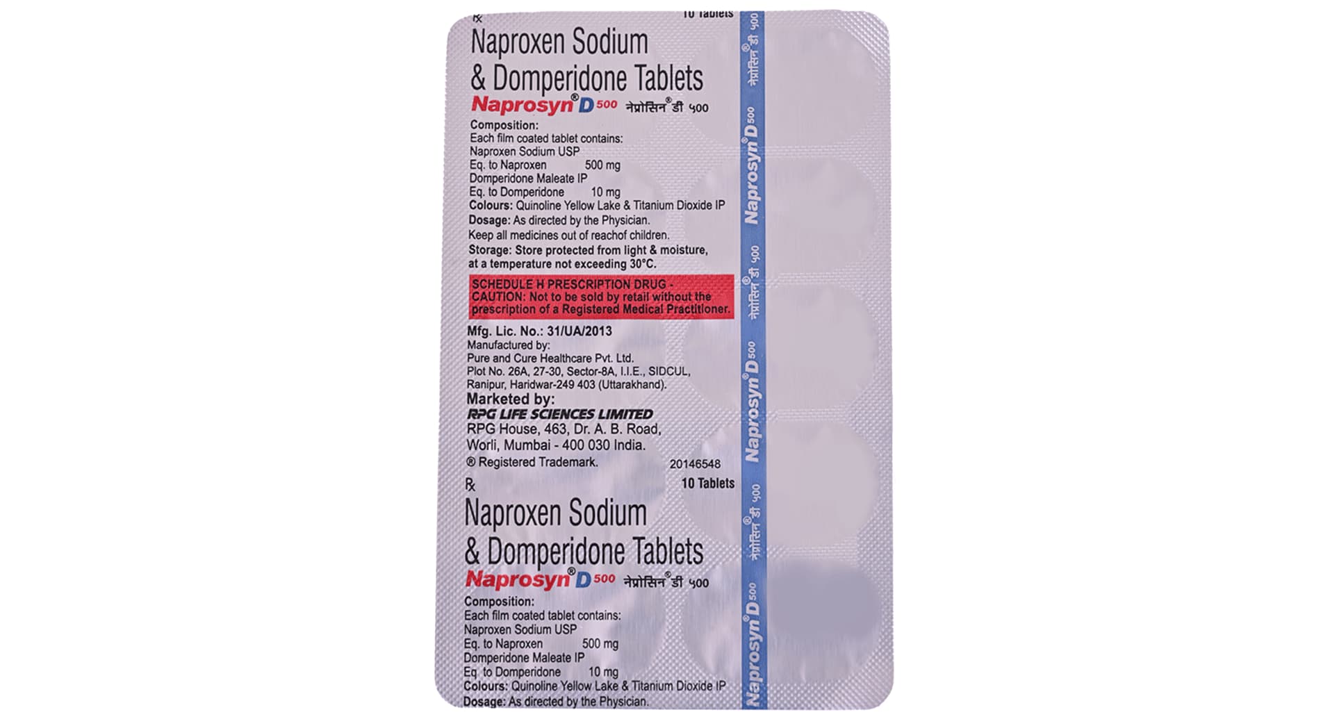 Naprosyn D 500 Tablet - Image 2