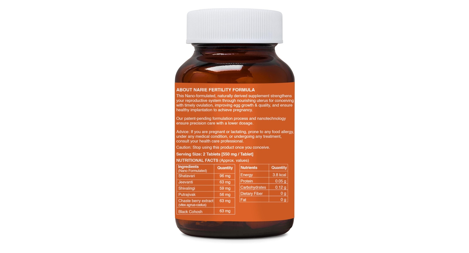 ZEROHARM Narie Fertility Formula Tablets - Image 2