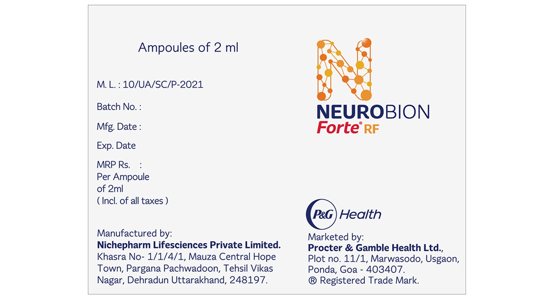 Neurobion Forte RF Injection - Image 3