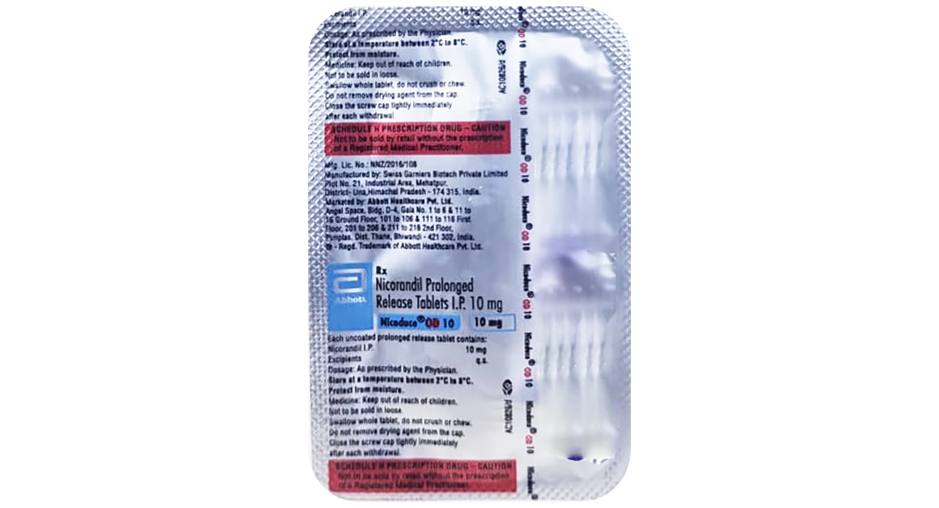 Nicoduce OD 10mg Tablet - Image 4