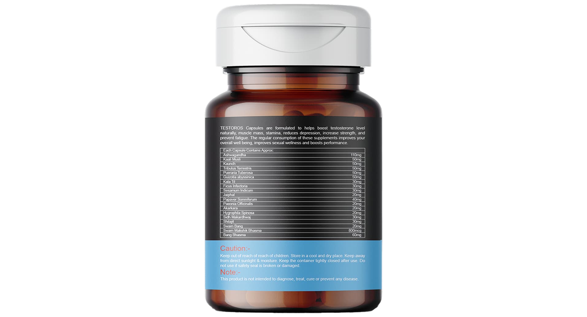 Nisbat Futurherbs Testoros Testosterone Booster Capsule - Image 2