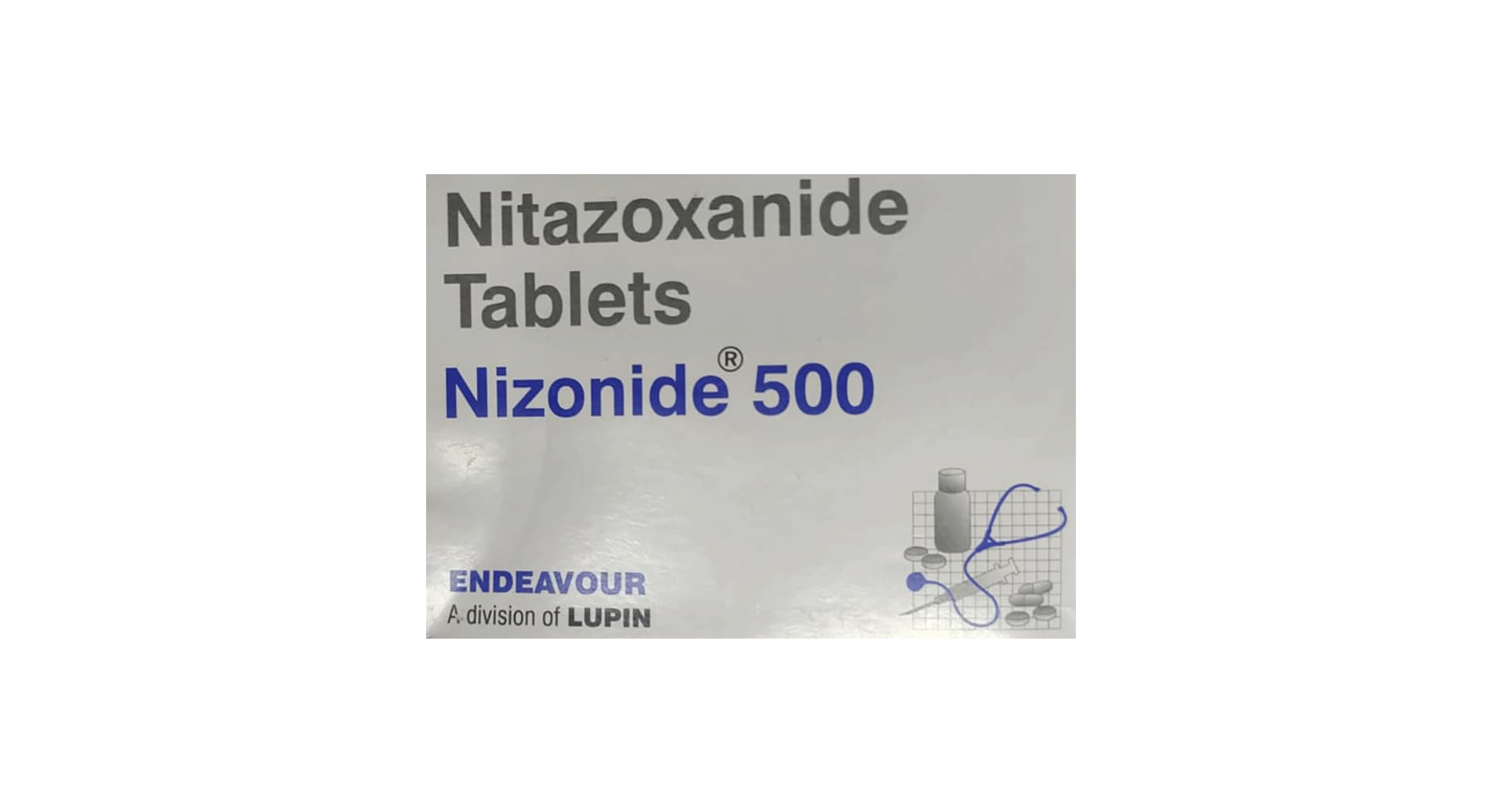 Nizonide 500 Tablet nitazoxanide 500mg pack by Lupin