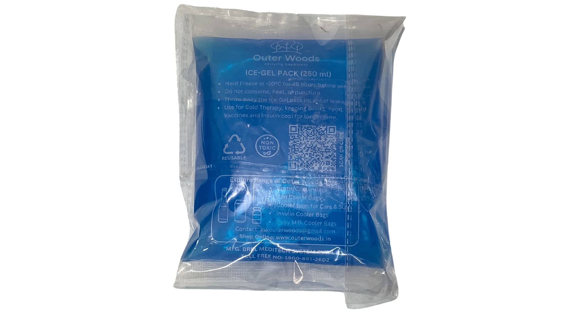 Outer Woods Reusable Non-Toxic Ice Gel Pack - Image 2