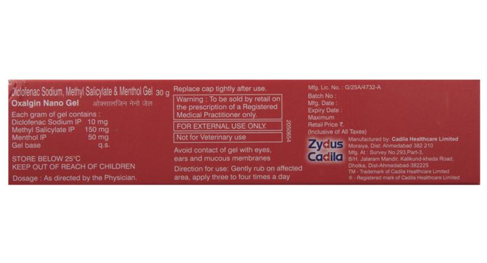 Oxalgin Nano Gel - Image 4