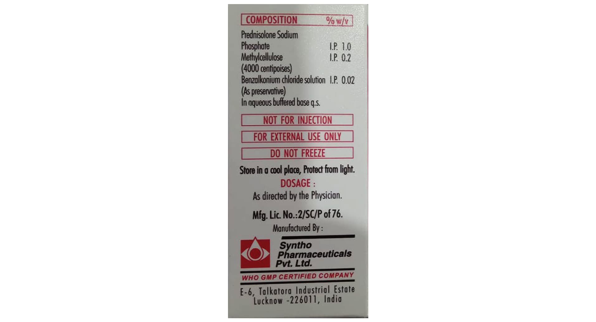 P-Lone Eye Drop - Image 2