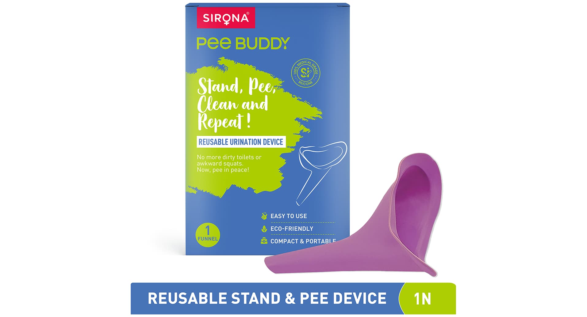 PeeBuddy Stand and Pee Reusable Urination Funnel - Image 4