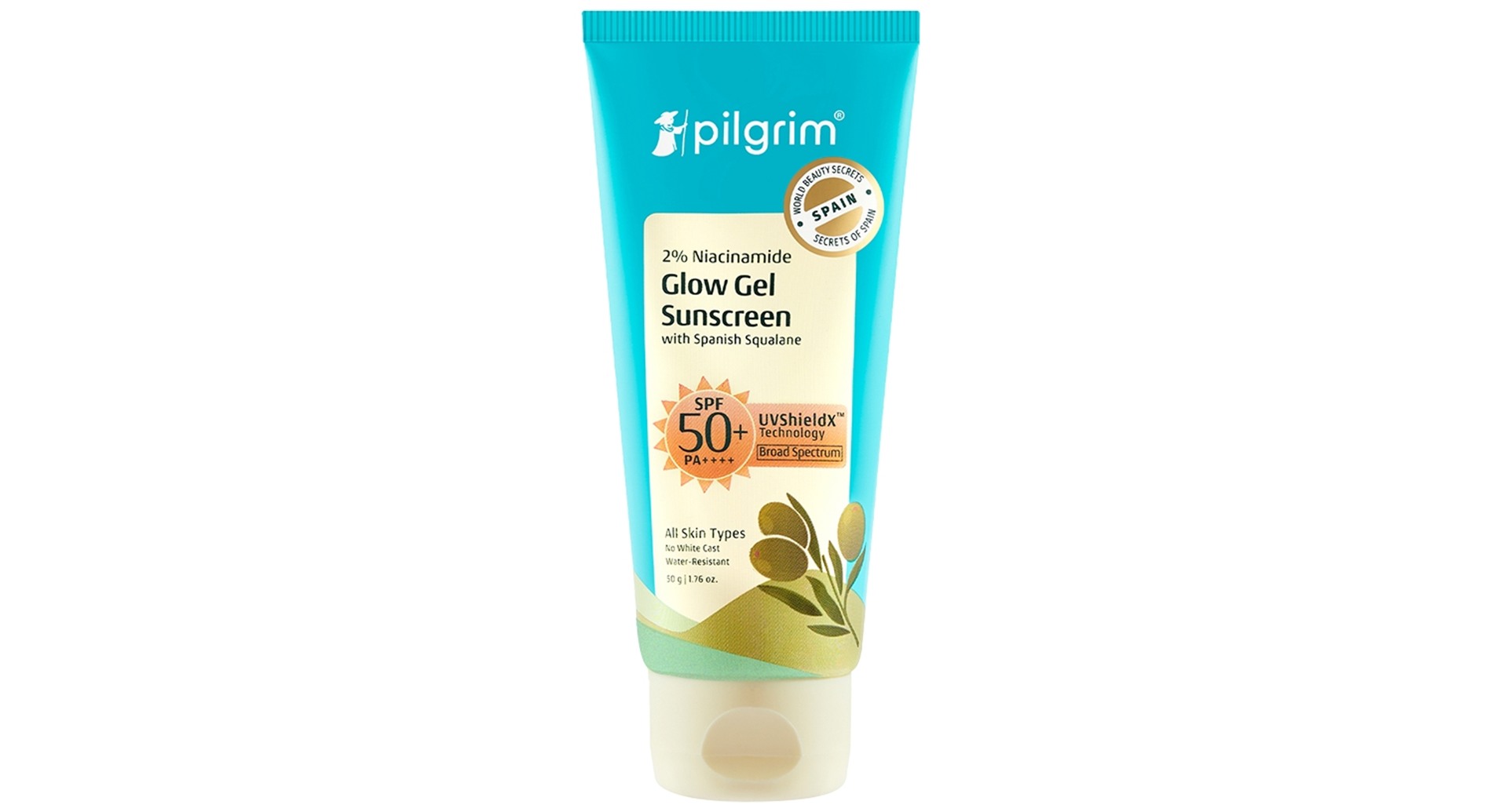 Pilgrim 2% Niacinamide Glow Sunscreen Lotion SPF 50 PA+++