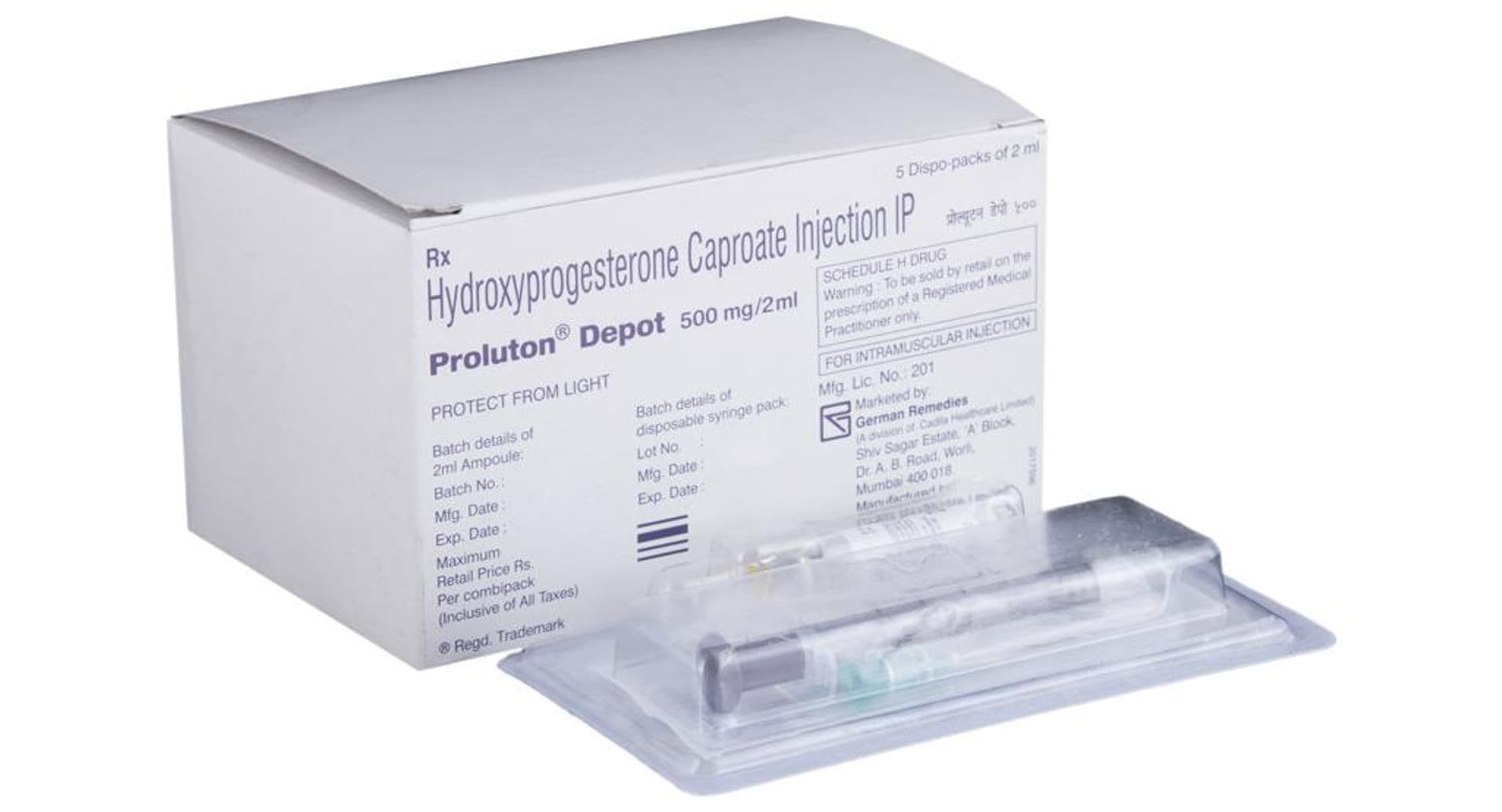 Proluton Depot 500mg/2ml Injection