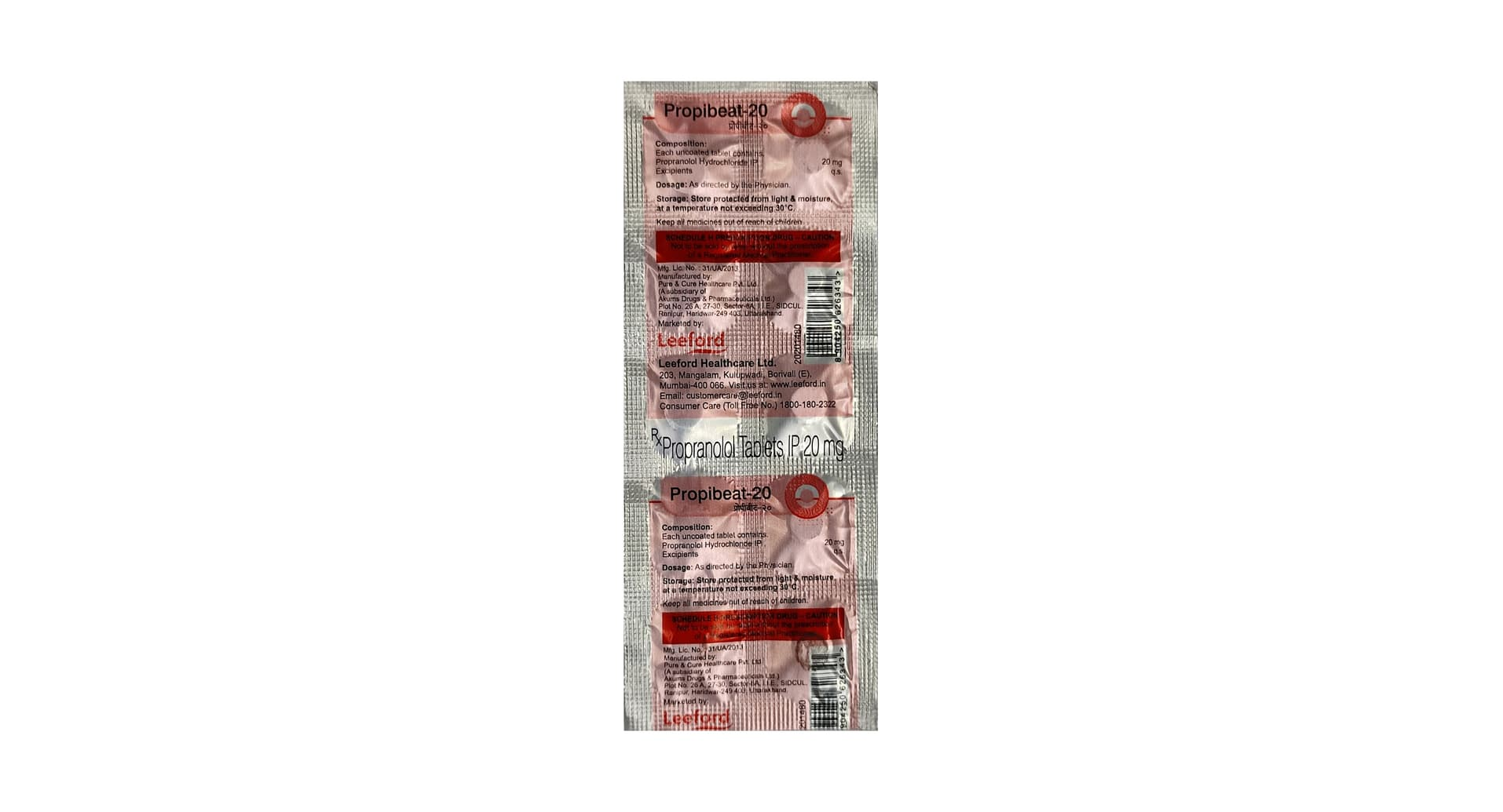 Propibeat 20mg Tablet