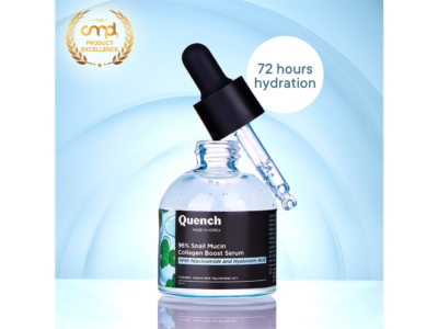 Quench 96% Snail Mucin Collagen Boost Serum bottle