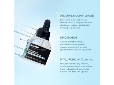 Quench 96% Snail Mucin Collagen Boost Serum key ingredients
