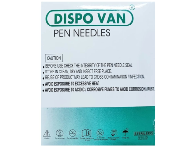 Dispovan pen needle pack of 5