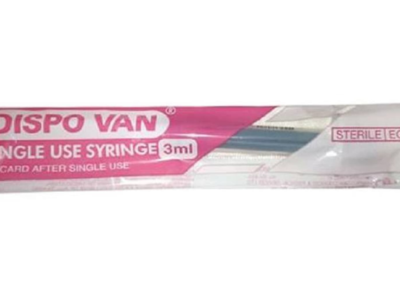 Dispovan 3ml syringe pack