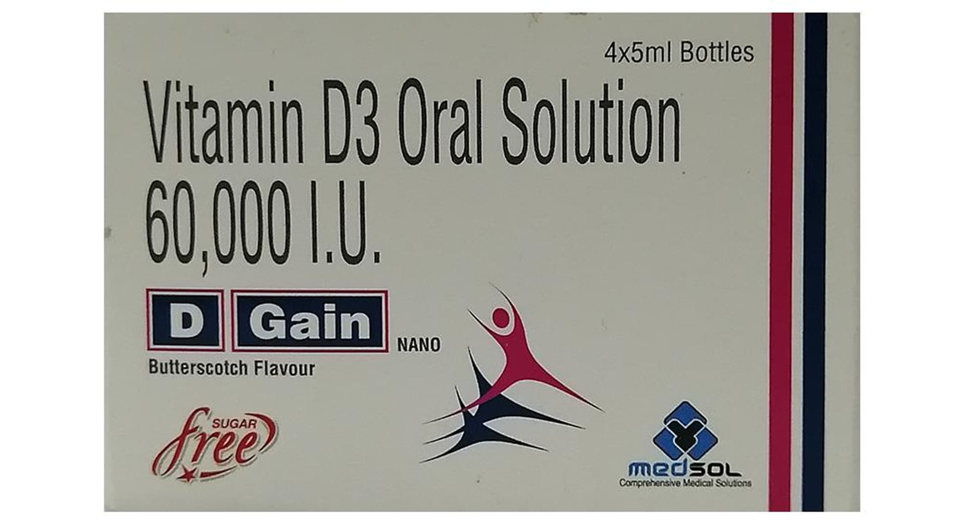 D Gain Nano Oral Solution Butterscotch Sugar Free
