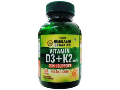 Vlado's Himalayan Organics Vitamin D3 with K2 Tablet