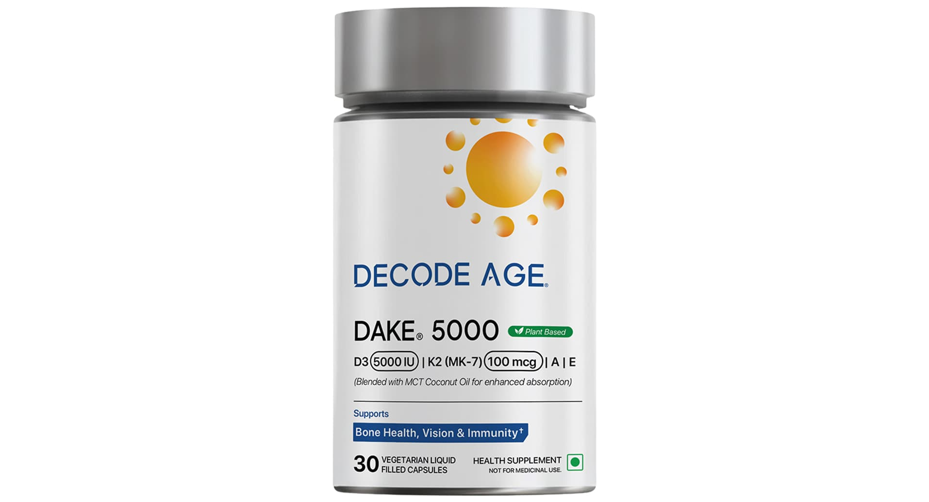Decode Age Dake 5000 Vegetarian Liquid Filled Capsule