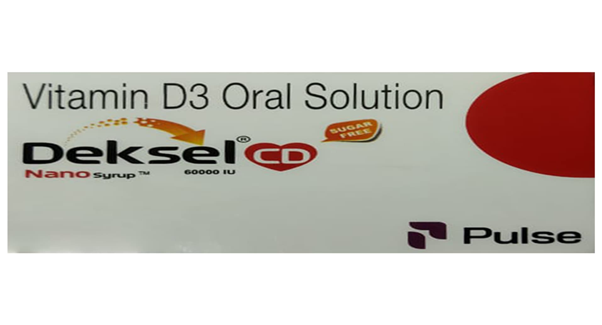 Deksel CD Nano 60000IU Syrup Sugar Free