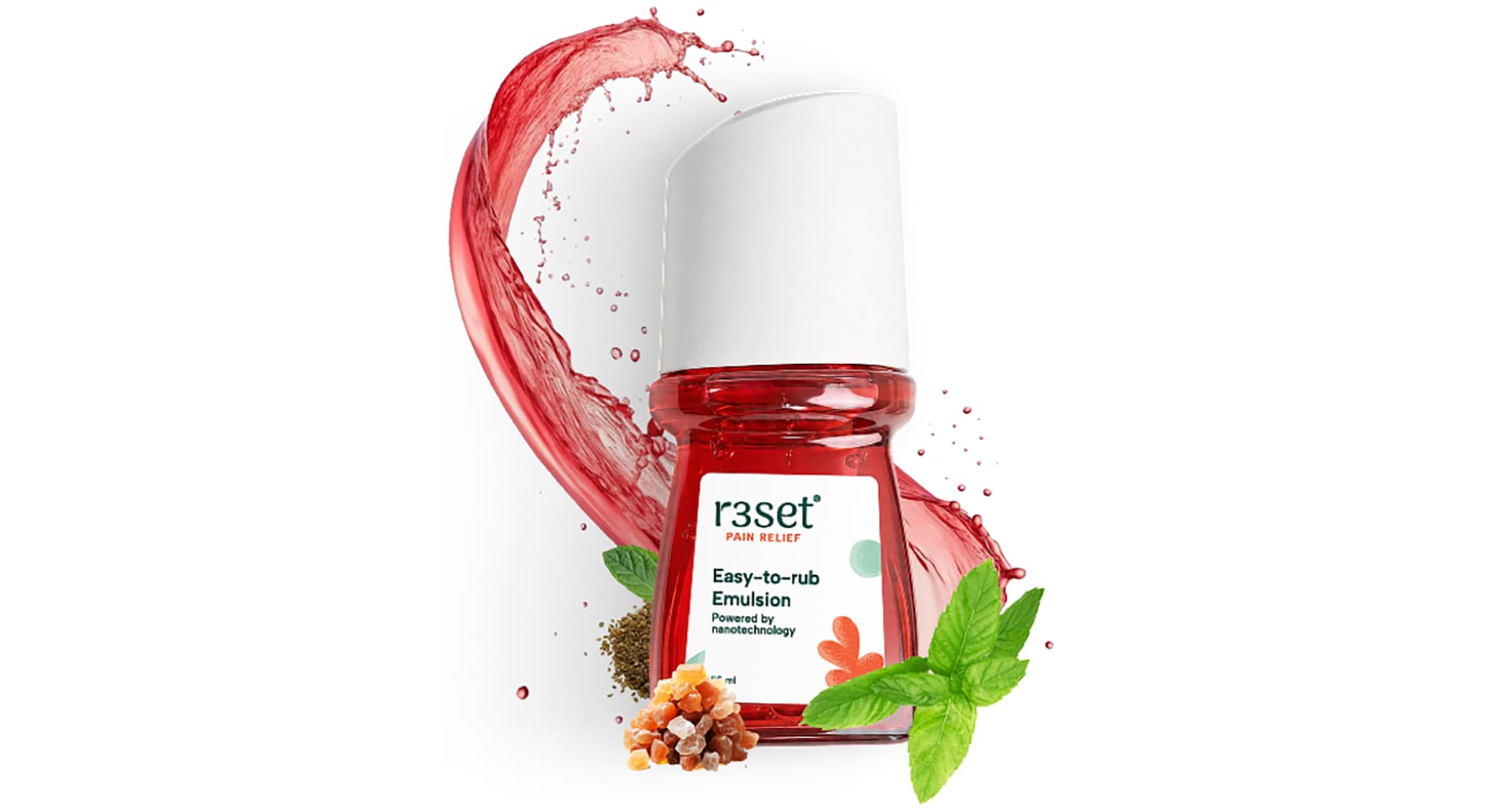 R3SET Instant Pain Relief Nanotech Emulsion - Image 2