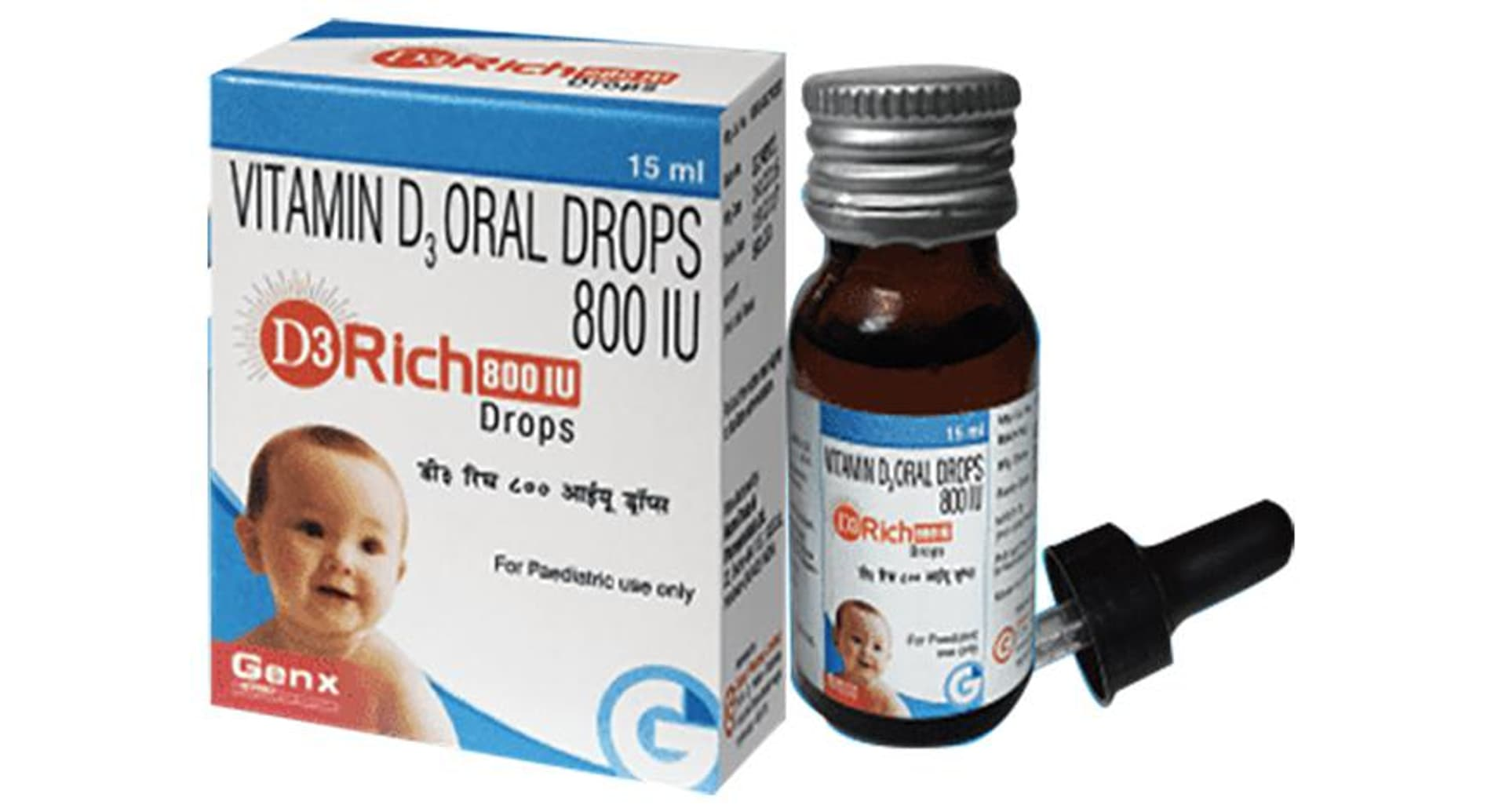 D3 Rich 800IU Oral Drops