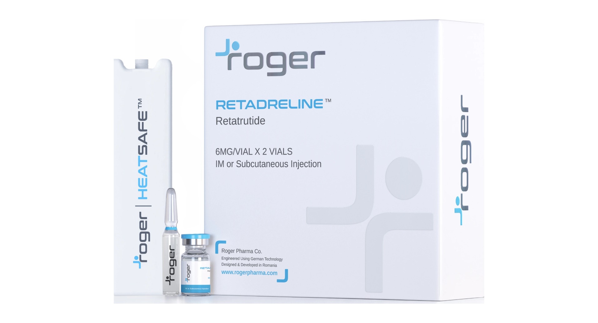 Retadreline Retatrutide 6mg 2 Vials box front