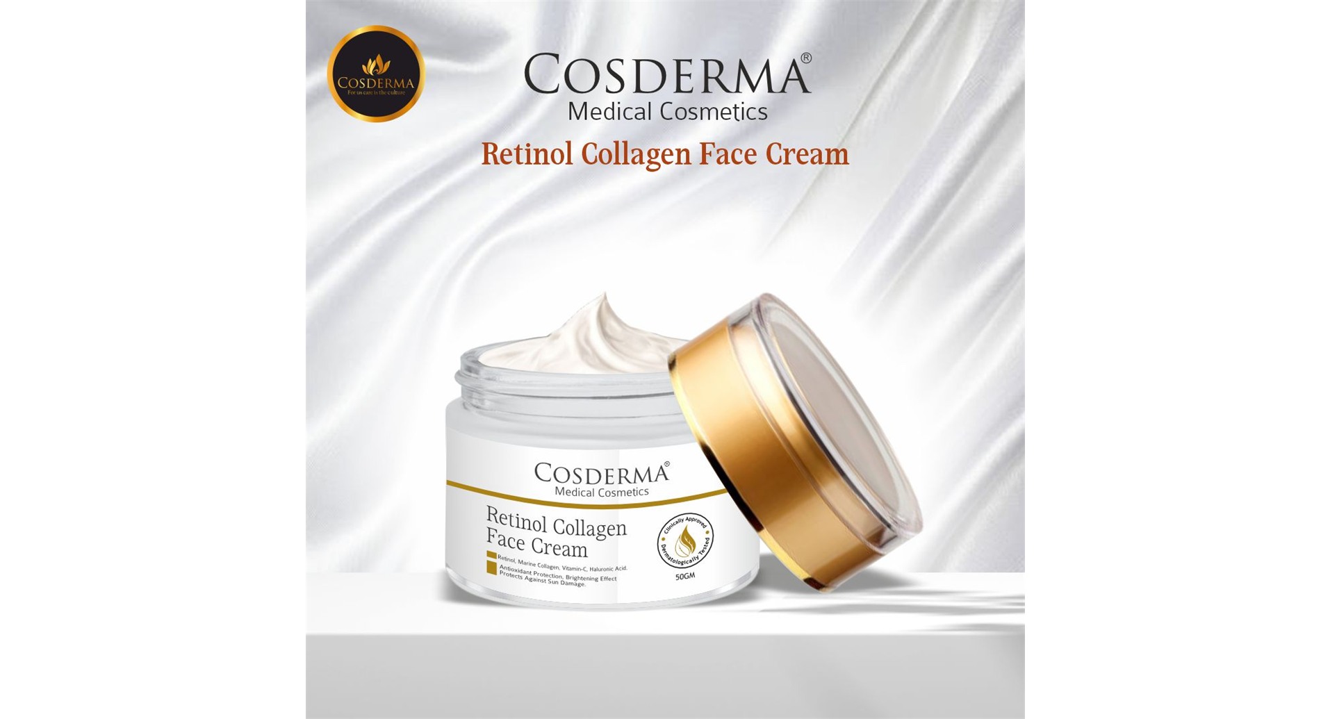 Cosderma Retinol Collagen Face Cream - Image 3