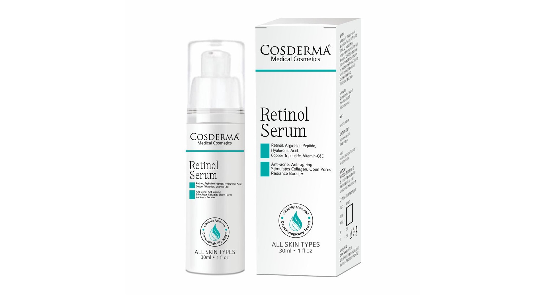 Cosderma Retinol Serum Advanced Skin Smoothing & Firming Serum - Image 2