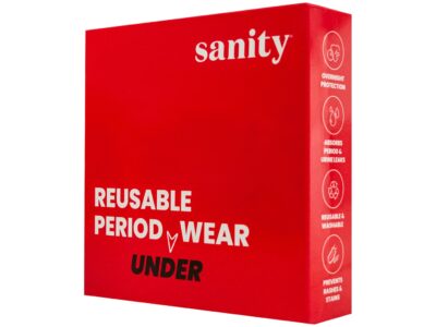Sanity Leakproof and Reusable Period Underwear Black