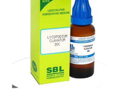 SBL Lycopodium Clavatum Dilution 30 CH bottle and box