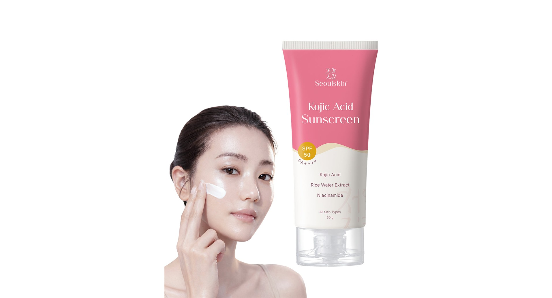Seoulskin Kojic Acid De-Tan Face Wash from the Glow Booster Combo