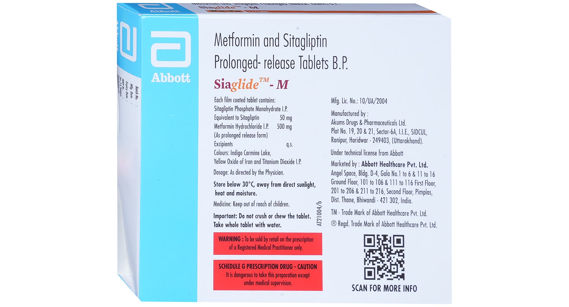 Siaglide-M 50/500 Tablet PR - Image 3