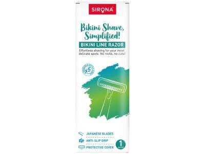 Sirona Reusable Bikini Hair Removal Razor for Women